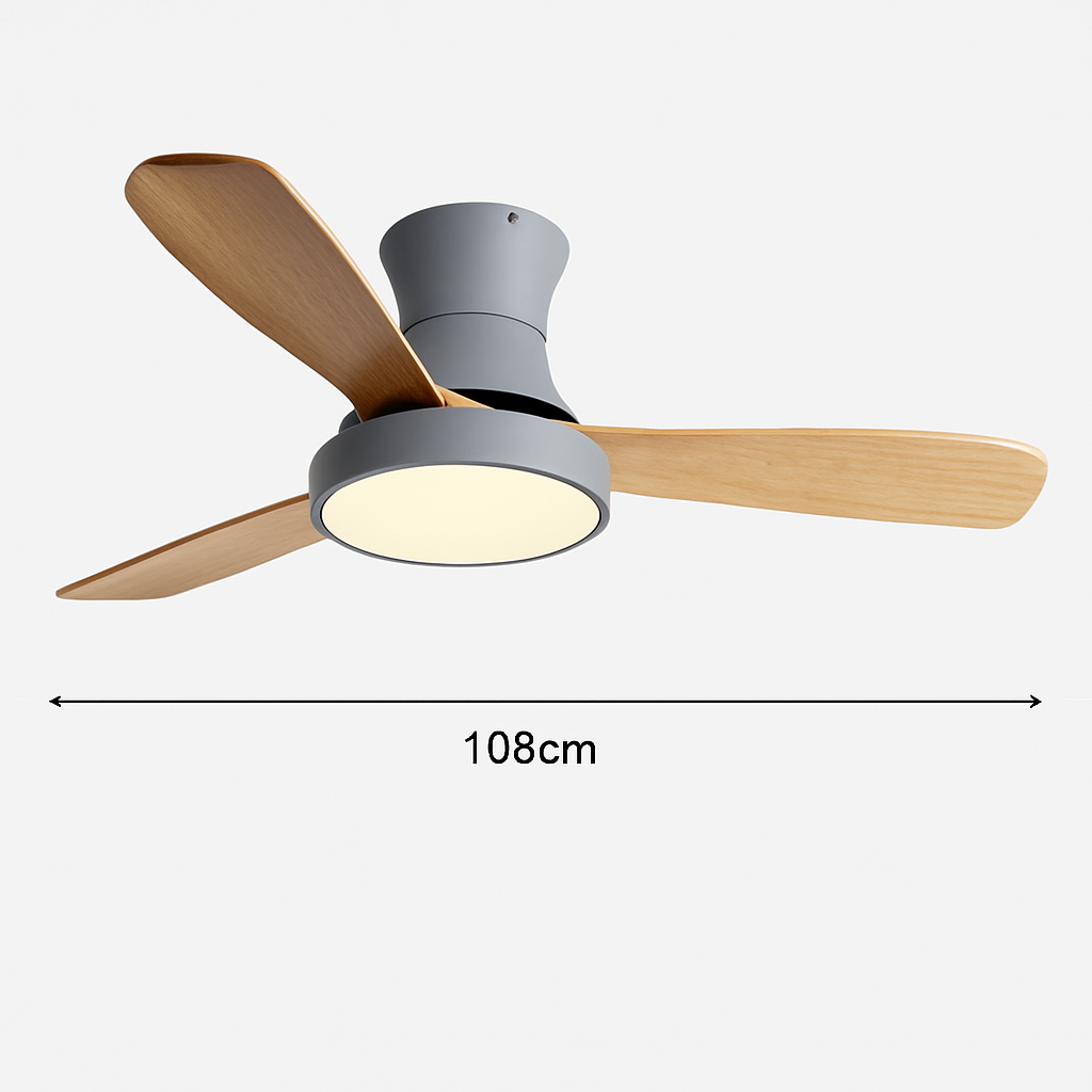 ventilateur de plafond moderne avec lumière design pour intérieur - vue 14 sur 14