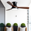 ventilateur de plafond moderne avec lumière design pour intérieur