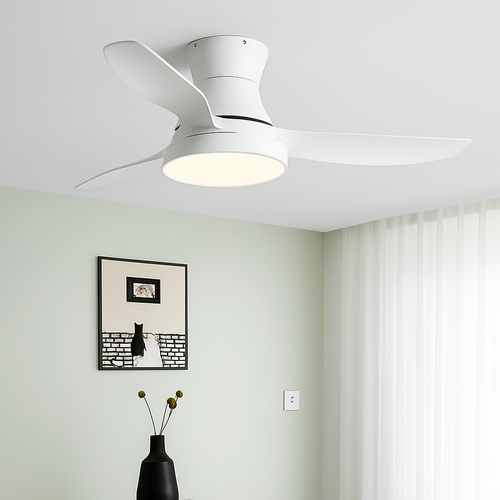 ventilateur de plafond moderne avec lumière design pour intérieur - vue 6 sur 14
