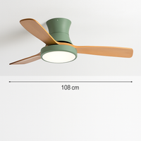 ventilateur de plafond moderne avec lumière design pour intérieur