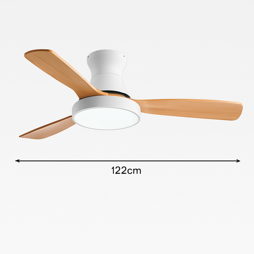 ventilateur de plafond moderne avec lumière design pour intérieur - vue 12 sur 14