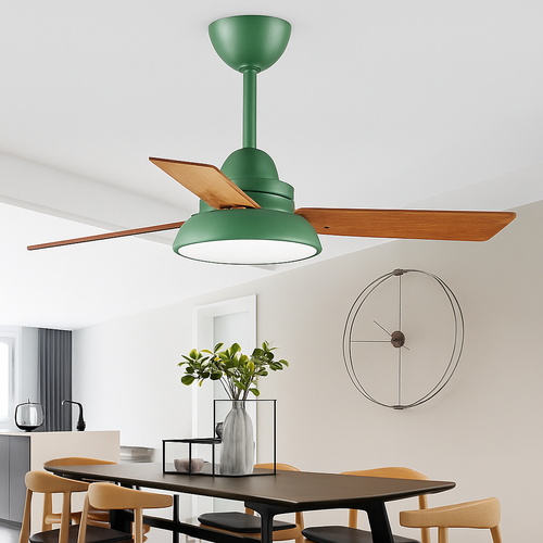ventilateur de plafond moderne avec lumière et télécommande - vue 6 sur 6