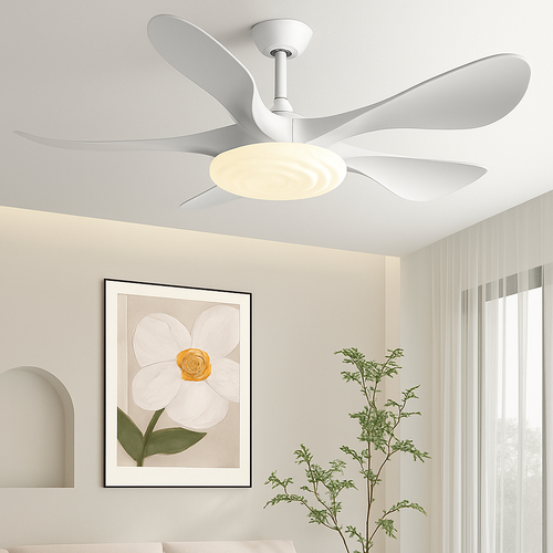 ventilateur de plafond moderne avec lumière et vents forts muet - vue 3 sur 11