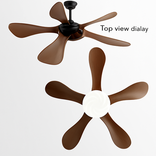 ventilateur de plafond moderne avec lumière et vents forts muet - vue 5 sur 11