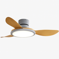 ventilateur de plafond moderne avec lumière led et télécommande