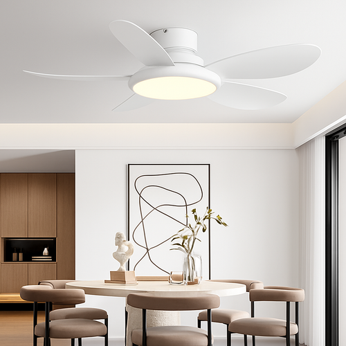 ventilateur de plafond moderne avec lumière led et télécommande - vue 15 sur 15