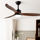 ventilateur de plafond moderne avec lumière led et télécommande