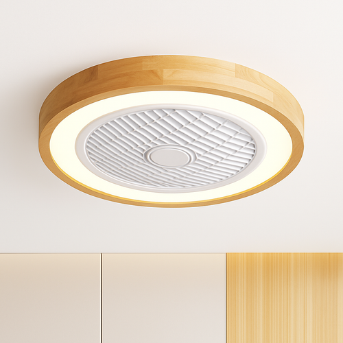 ventilateur de plafond moderne avec lumière télécommandé design élégant