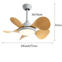 ventilateur de plafond moderne avec télécommande pour la maison