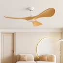 ventilateur de plafond moderne à trois pales avec lumière et télécommande