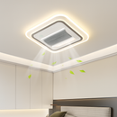 ventilateur de plafond sans feuilles avec éclairage moderne ultra-mince