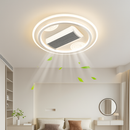 ventilateur de plafond sans feuilles avec éclairage moderne ultra-mince