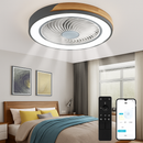 ventilateur plafond moderne pour enfants avec lumière led et télécommande