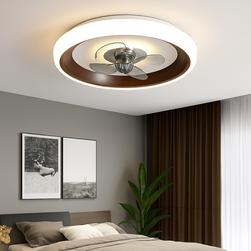 ventilateur silencieux à lames invisibles avec éclairage intégré - vue 3 sur 12