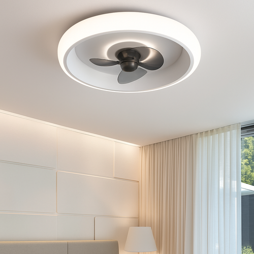 ventilateur silencieux à lames invisibles avec éclairage intégré - vue 4 sur 12