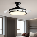 ventilateurs de plafond modernes avec éclairage télécommande design élégant