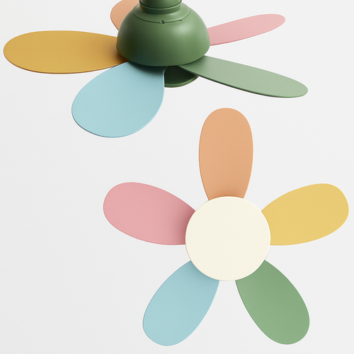ventilateurs de plafond modernes avec contrôle de lumière pour intérieur - vue 5 sur 10