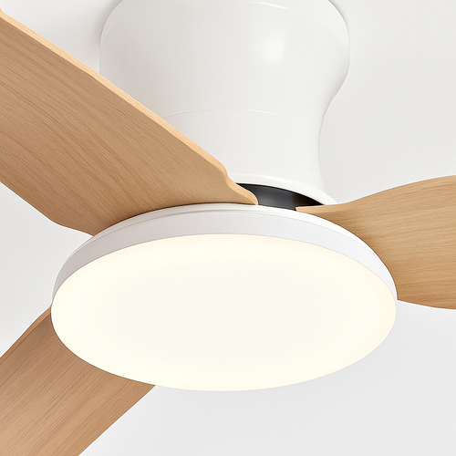 ventilateurs de plafond modernes à moteur continu avec télécommande - vue 3 sur 9