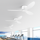 ventilateurs de plafond modernes simples avec télécommande sans lumière