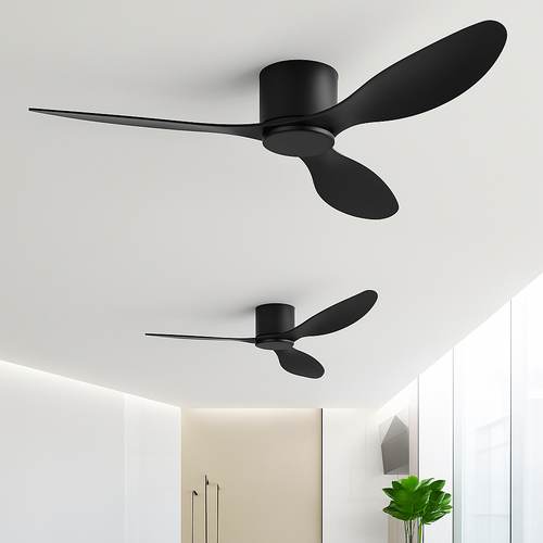 ventilateurs de plafond modernes simples avec télécommande sans lumière - vue 7 sur 9