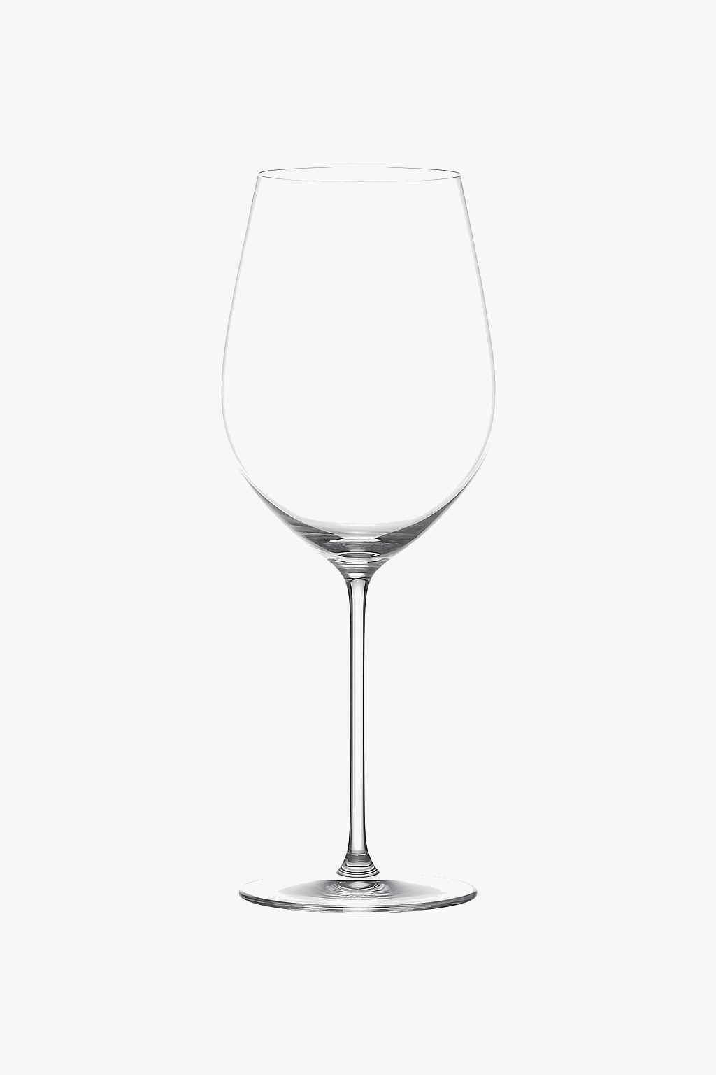 Verre a vin bourgogne cristal ultra fin facettes