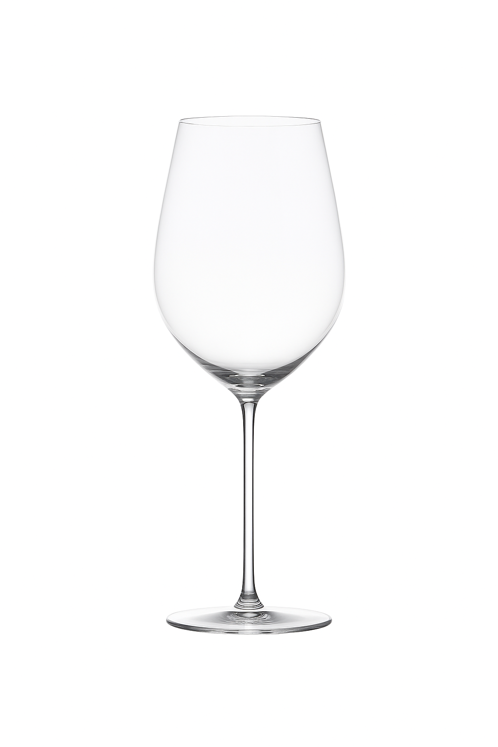 Verre a vin bourgogne cristal ultra fin facettes