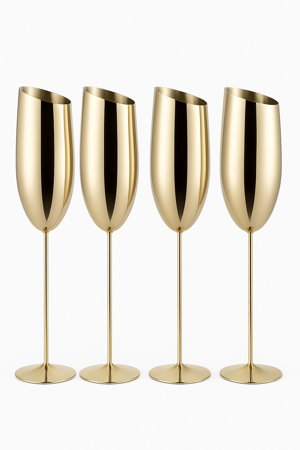 verre champagne inox texturé coupe cocktail bar