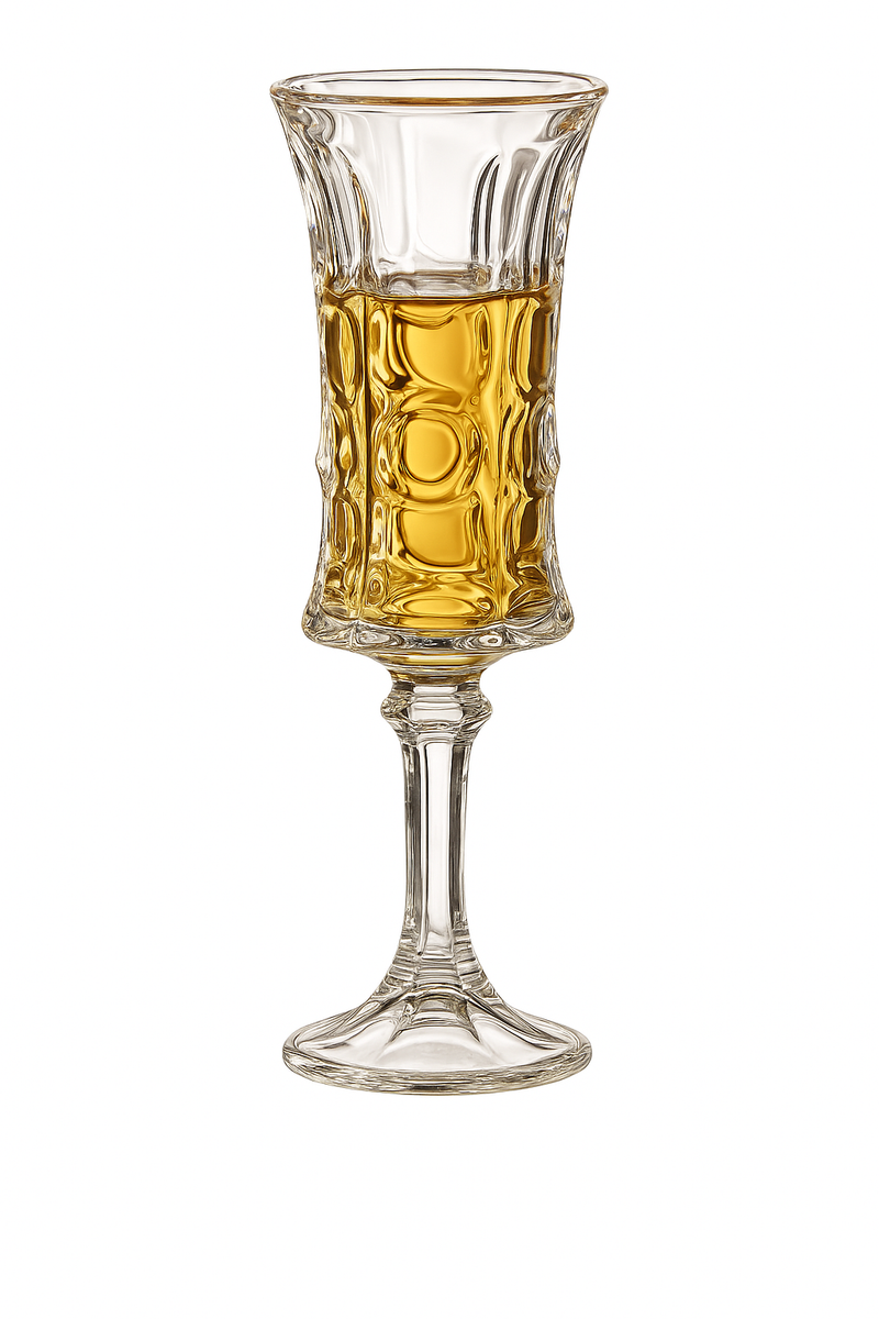 Verre cocktail cristal sans plomb style retro luxe