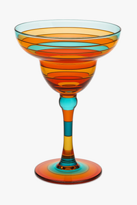 Verre cocktail fait main style margarita champagne créatif