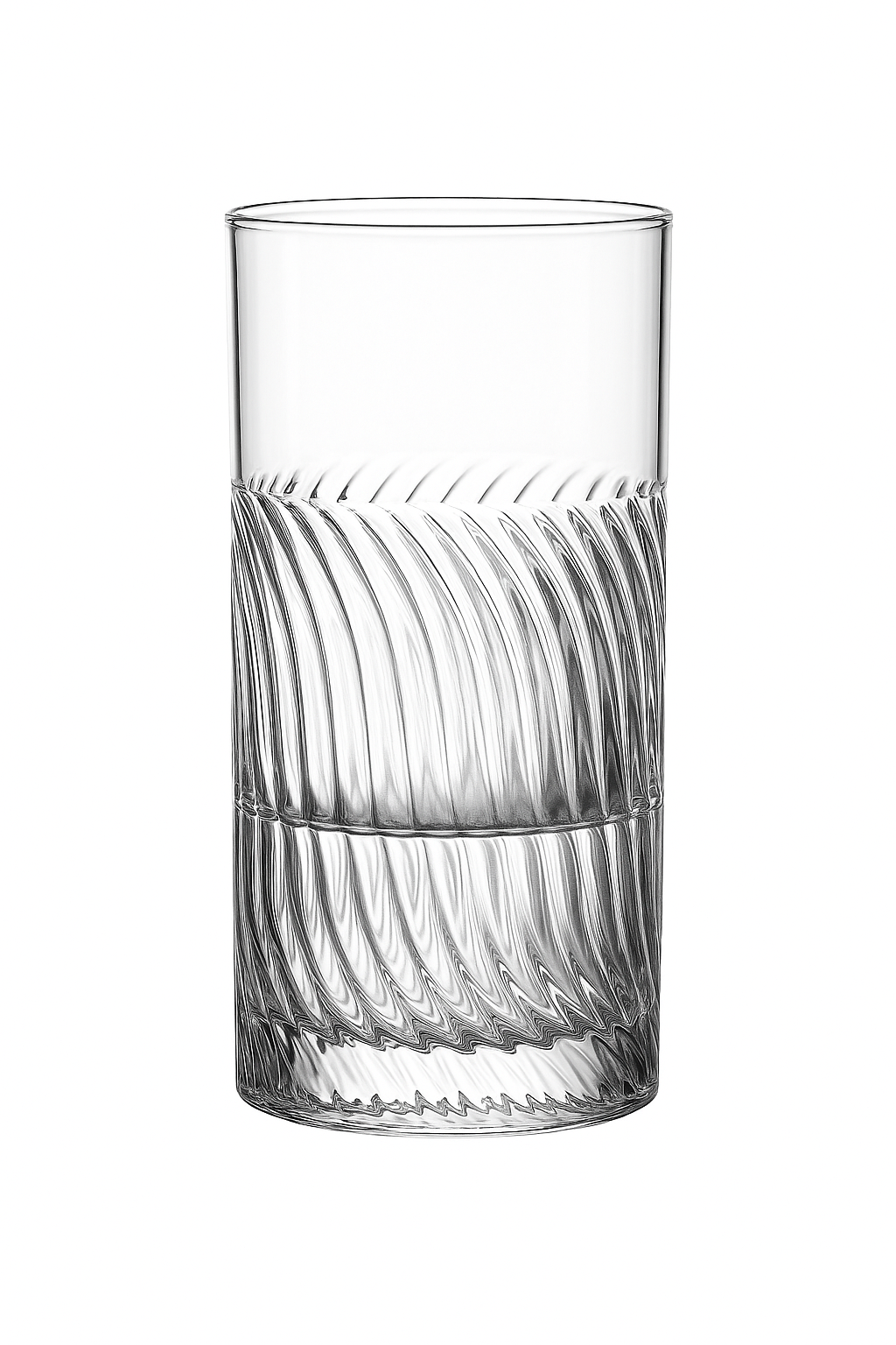 Verre cocktail hockey design original fond epais