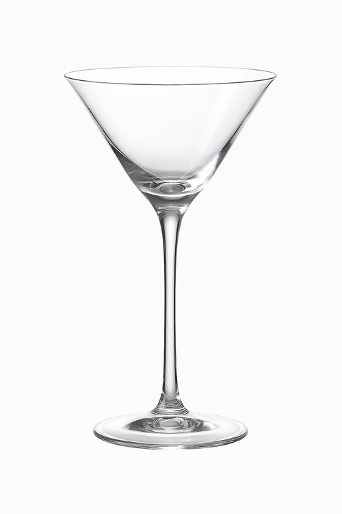 Verre cocktail style margarita ou champagne élégant