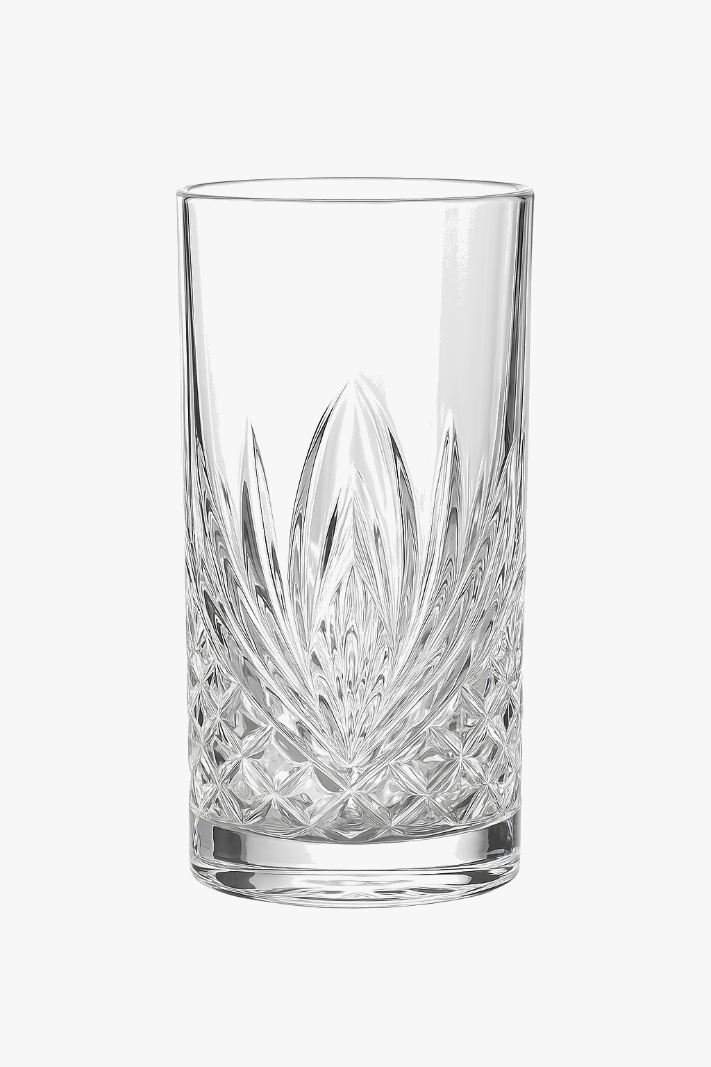 Verre original bâton hockey glace fond épais maison