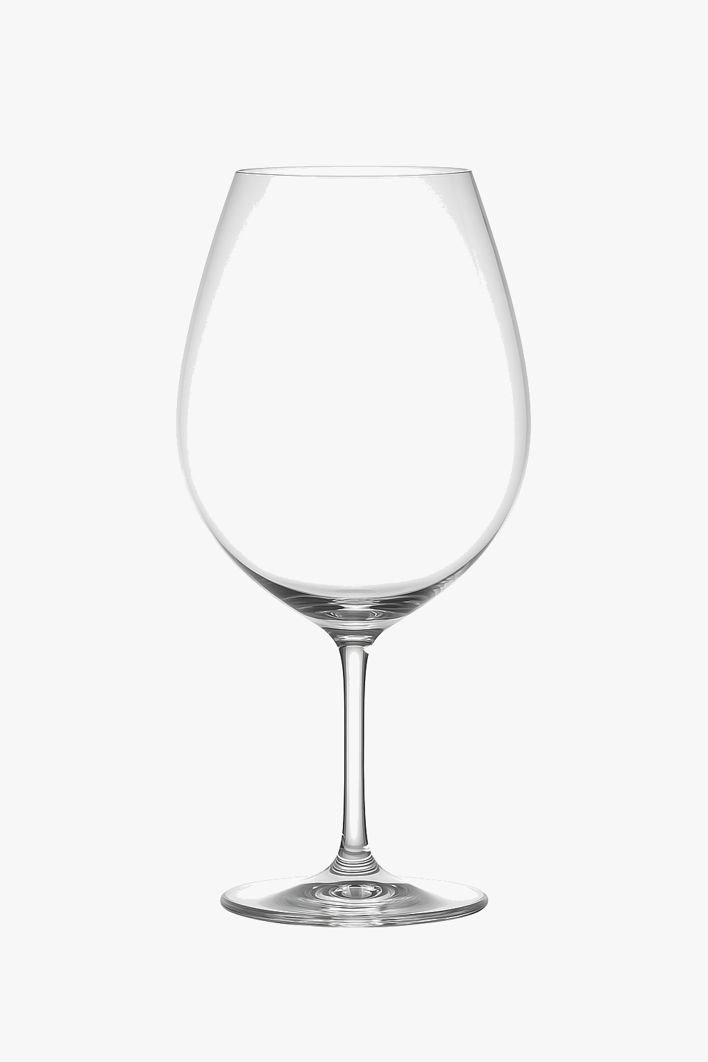 Verre à vin court cristal style kimura artisanal