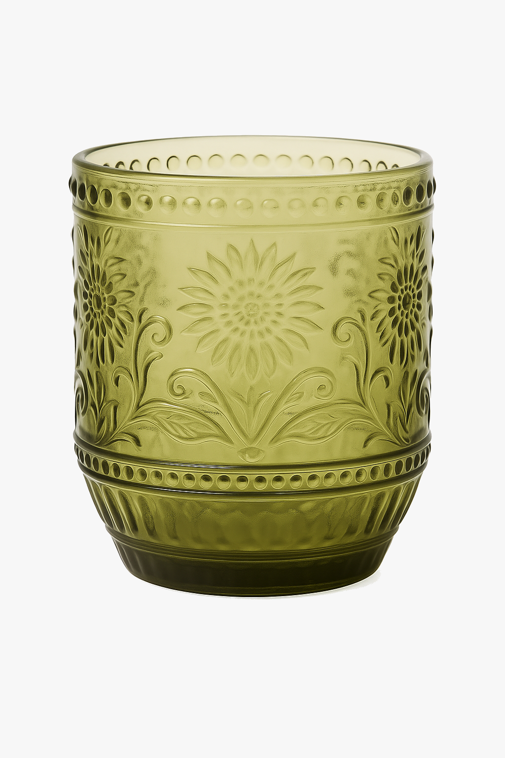 Verre vintage sans pied résistant chaleur multi boissons