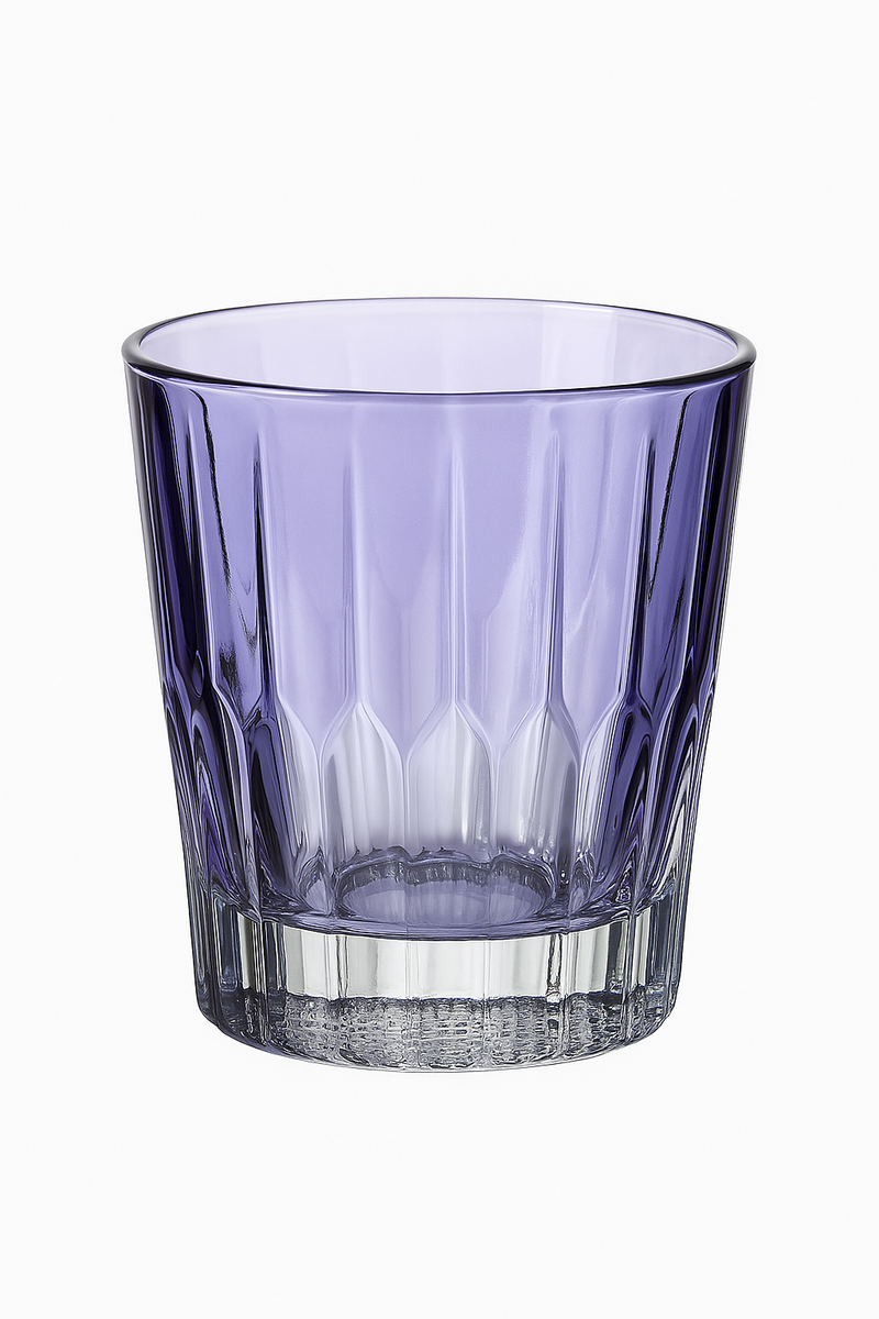 Verre whisky cocktail stries verticales design cristal 200ml