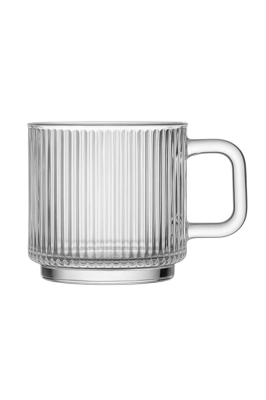 Verres à cocktail en verre texturé style élégant