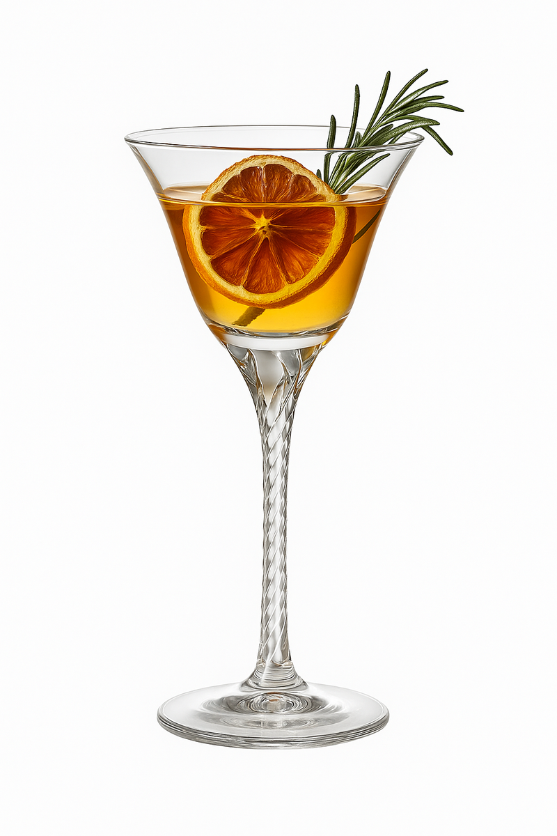 Verres à pied élégants relief pour cocktails vin