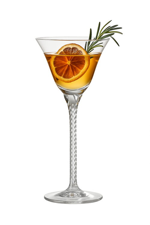 Verres à pied style vintage motifs élégants cocktail - vue 2 sur 2