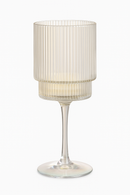 Verres a vin 350 ml style nordique rayures