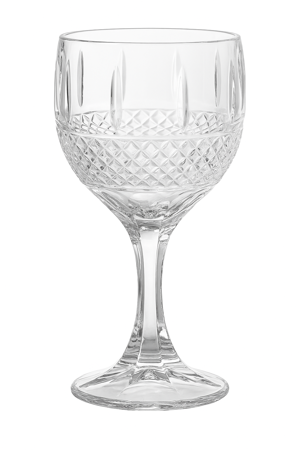 verres à vin antique gravés main pied travaillé
