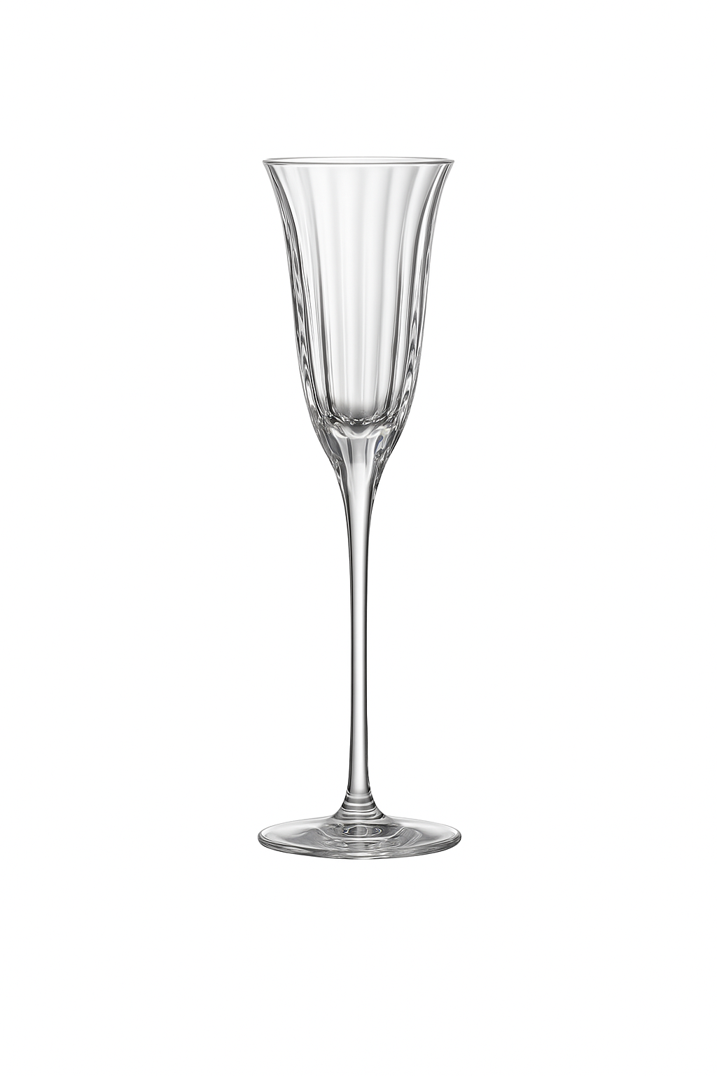Verres à vin cristal style rétro motif floral