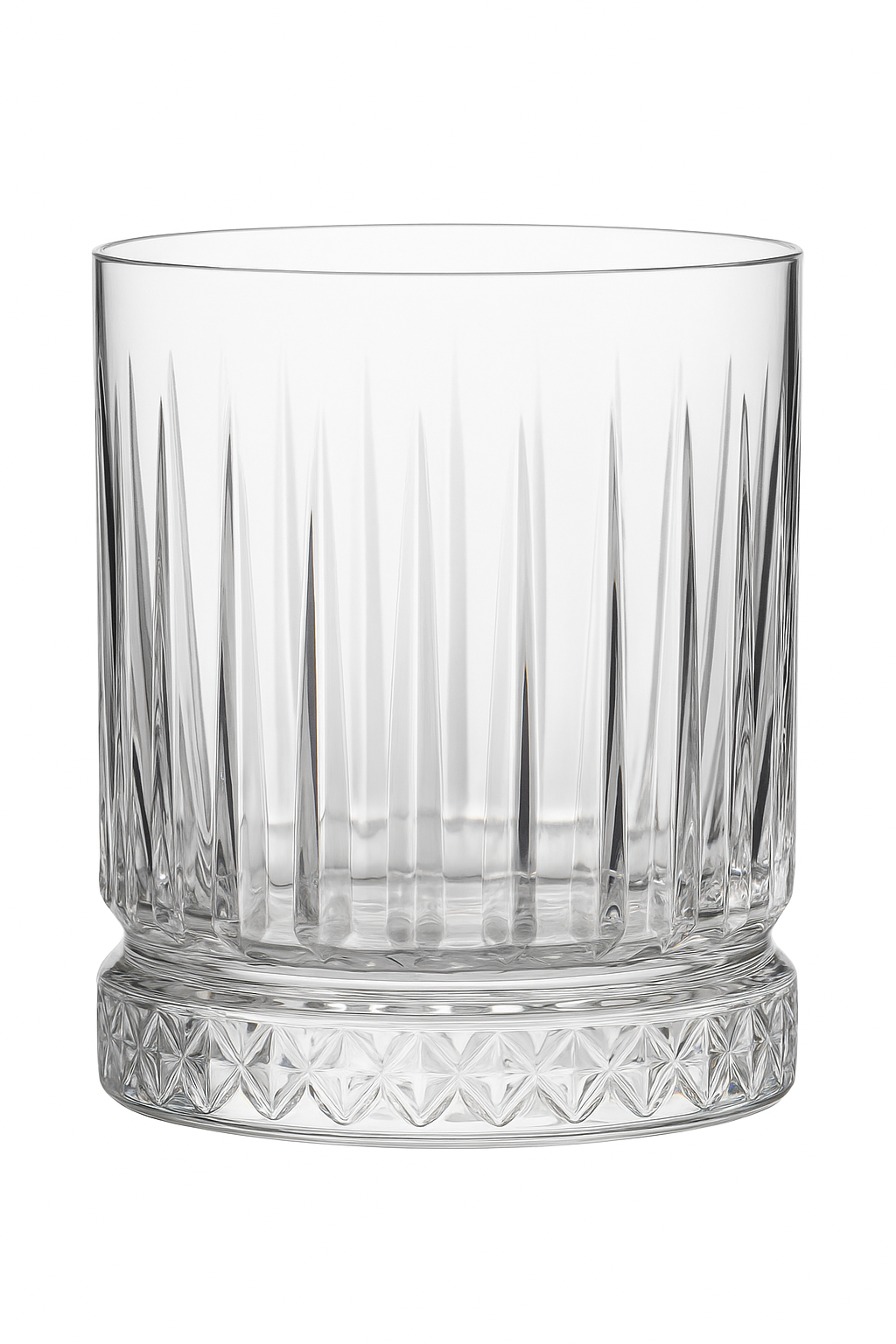 Verres a whisky old fashioned relief epais elegants