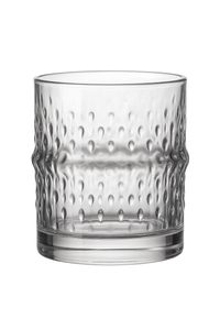 Verres à whisky relief style cristal résistants élégants