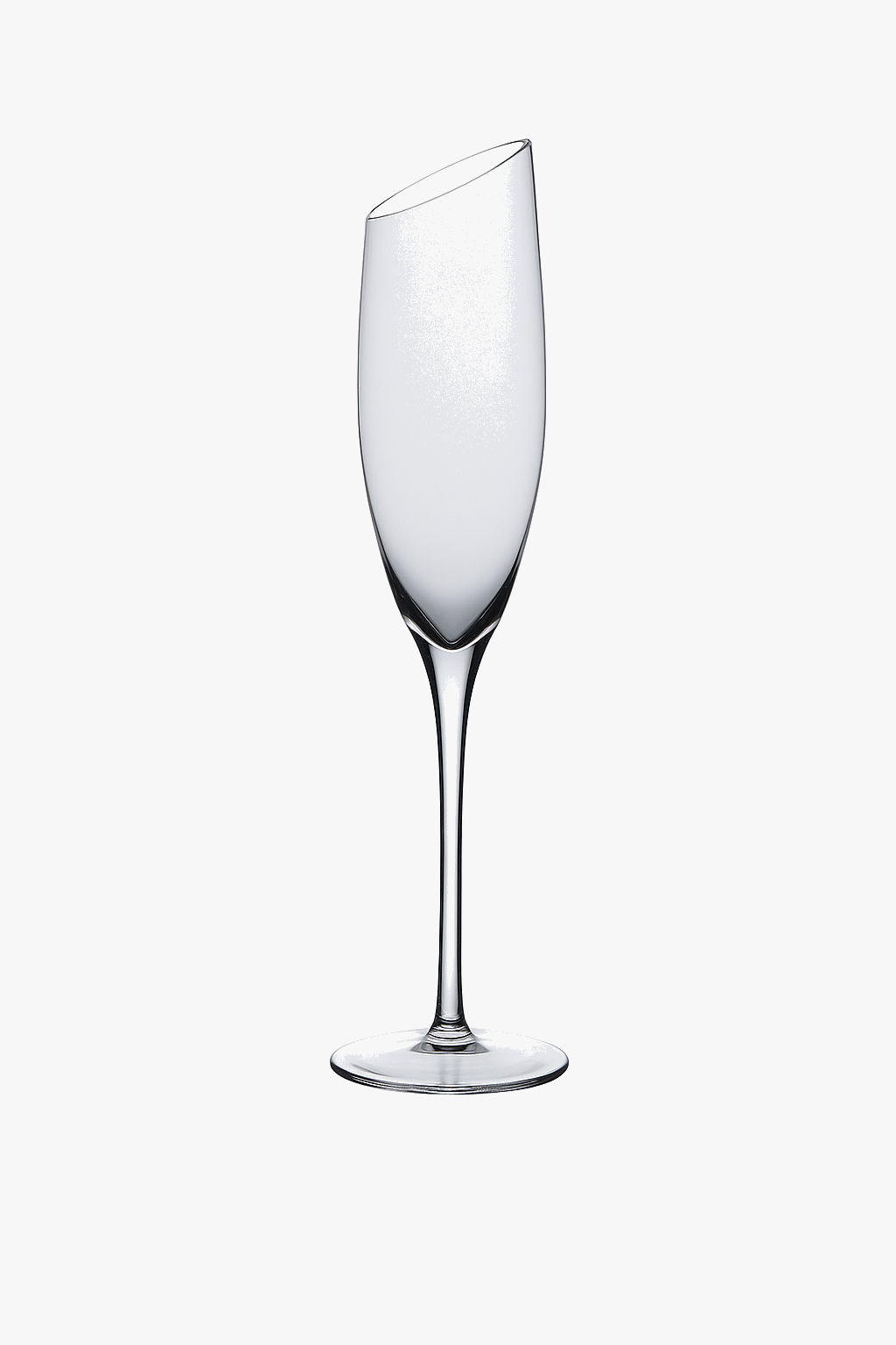 Verres champagne biseautés style nordique effet changeant