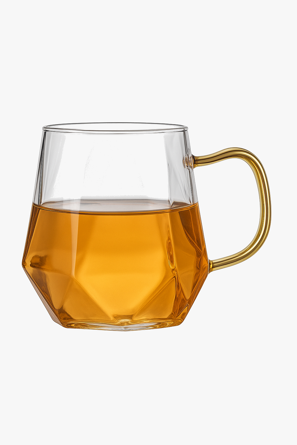 Verres à cocktail en verre style vintage strié
