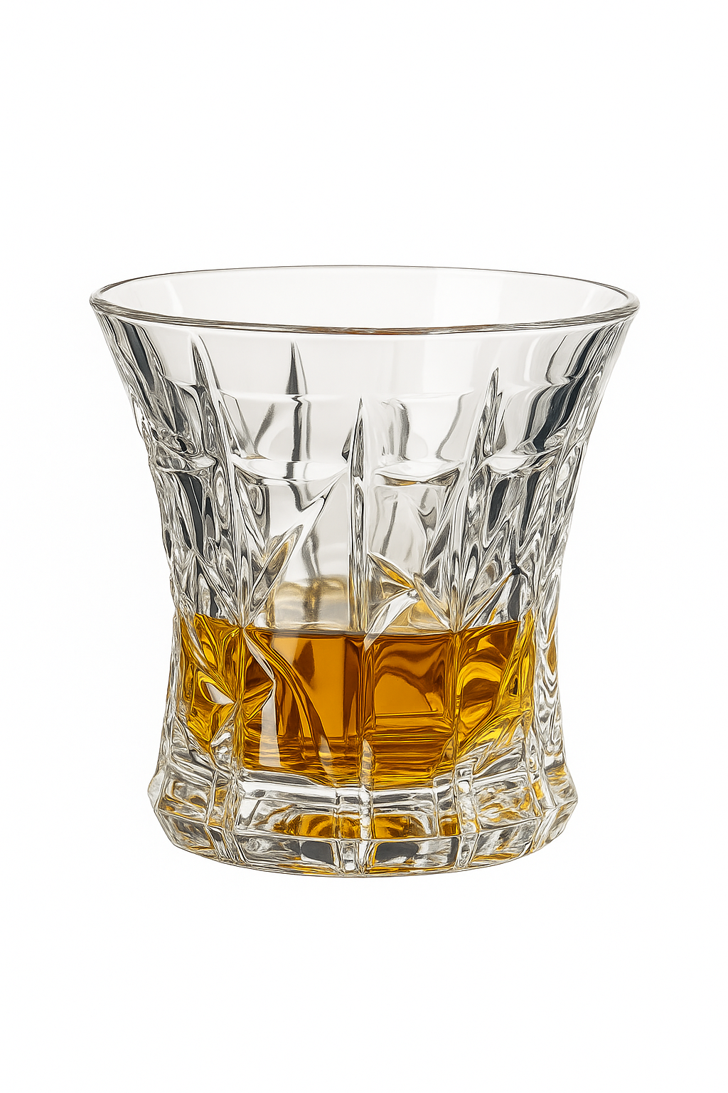 verres cristal relief style vintage bar maison réception