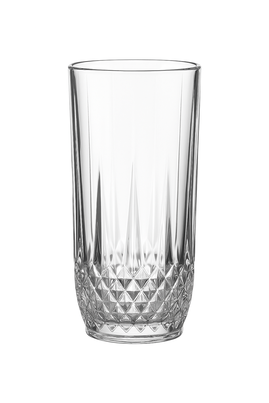 Verres élégants motif diamant pour vin café thé
