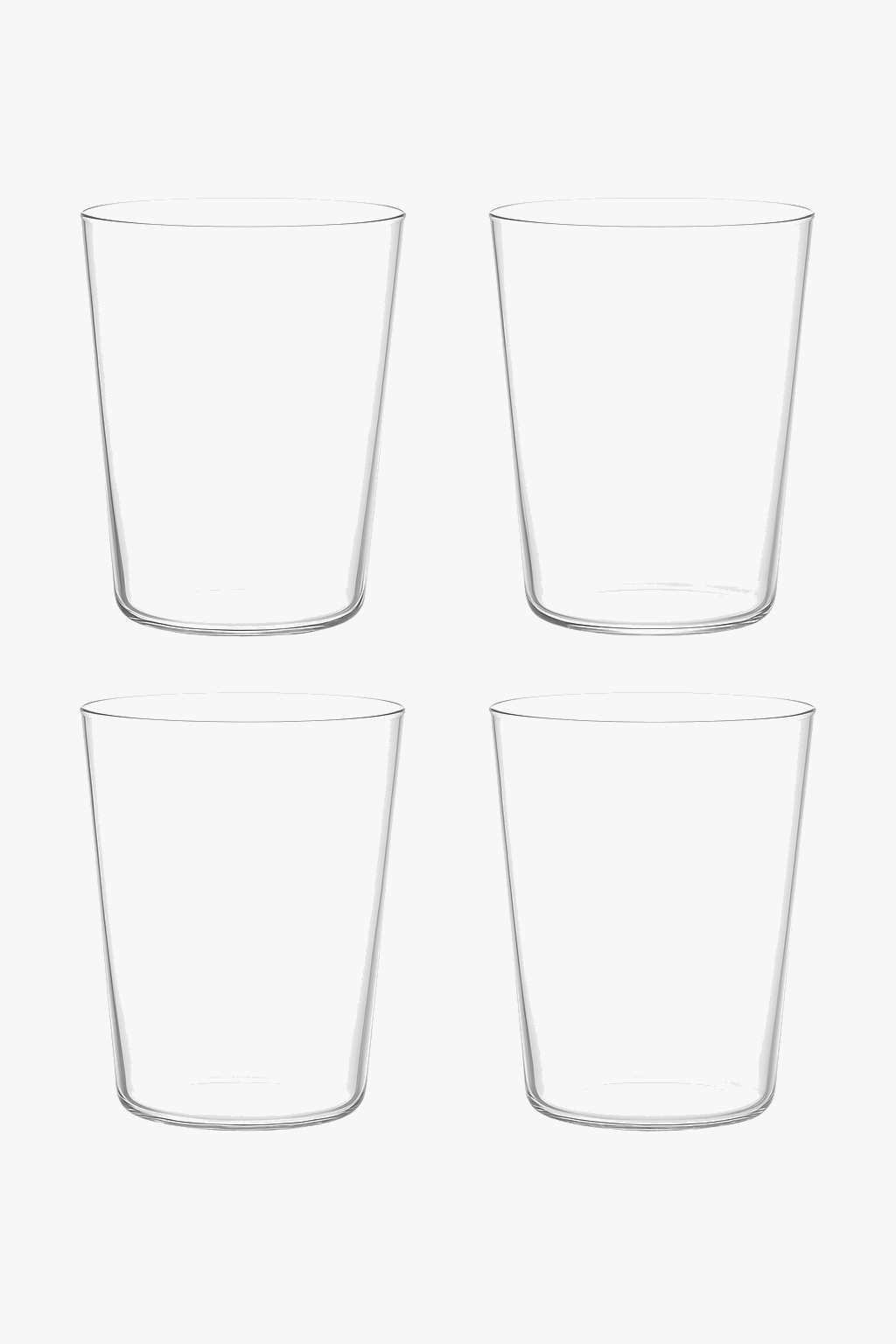 Verres fins élégants pour eau whisky cocktail jus