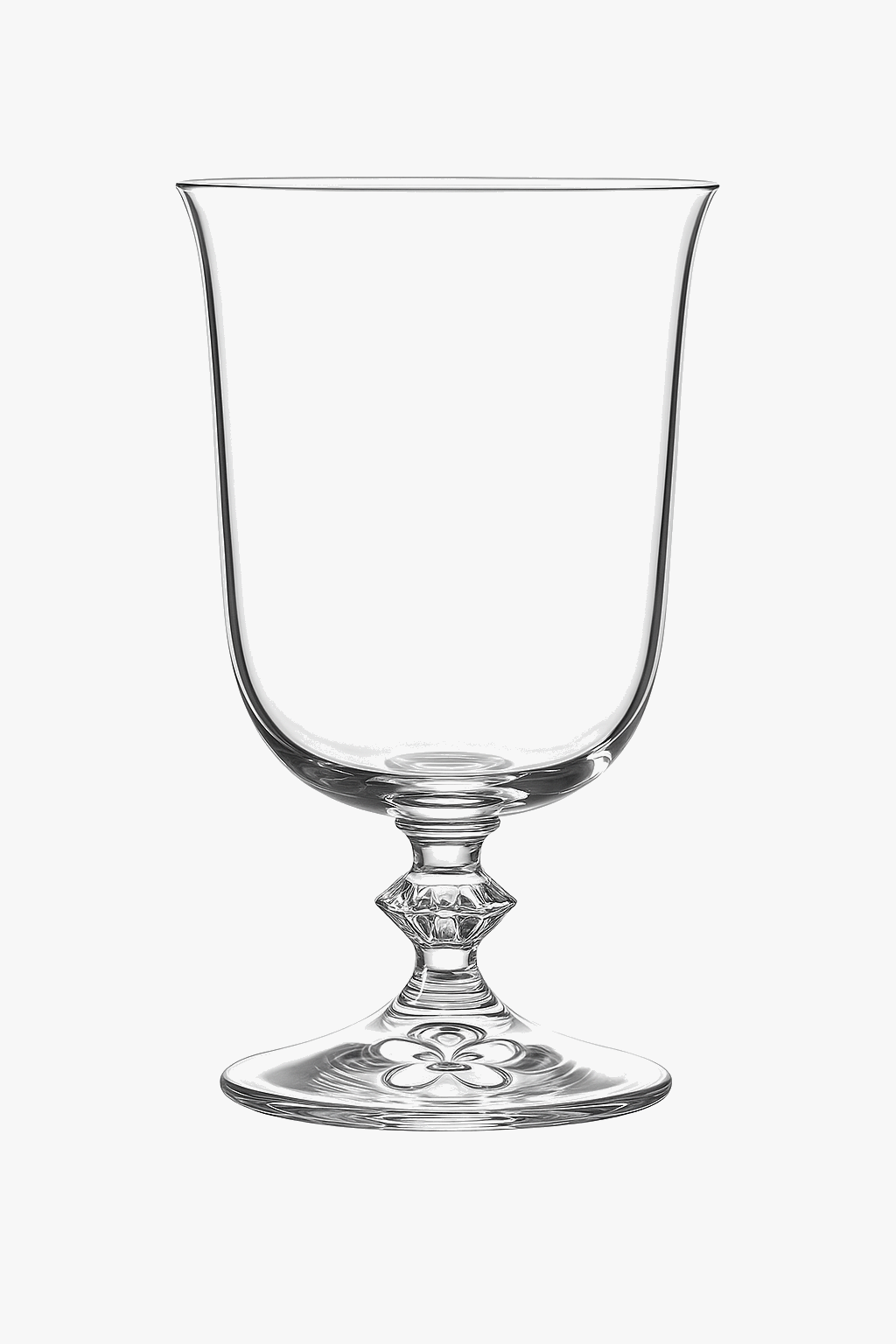 Verres à martini style élégant pieds longs transparents