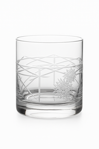 Verres old fashioned motif gravé pour whisky cocktails